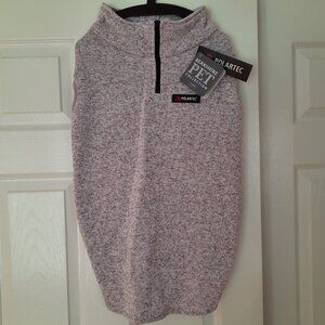 Berkshire Pet Collection Polartec XL Knitted/Fleece Purple & White Dog Sweater